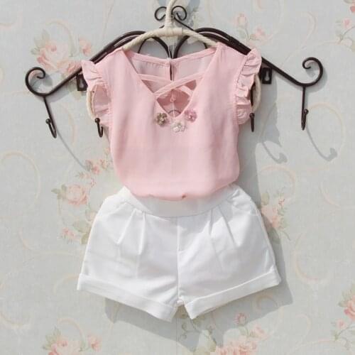 Summer Baby Toddler Teenager Flower Tank Top School Girls Blouse Girl Tops Blouses Kids Shirt Childrens Clothes 6 8 10 12 Year