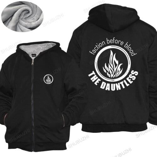Mens luxury cotton hoodies DAUNTLESS Divergent warm coat - Faction Before Blood Womens Girls DVD Movie hoodie men Fleece hoody