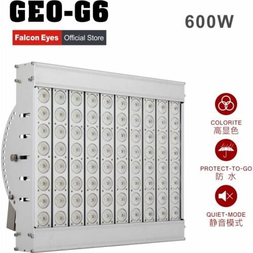 Falcon Eyes 600W Stage Lighting Equipment Giant LED Waterproof Light Continuous For Video/Film/Studio/Movie/Advertisement GEO-G6