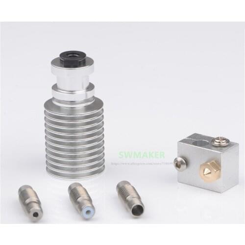 Original V6 hotend J-head compatible with remote/direct 1.75mm/3.0mm with bowden tube clamp 3D pinter parts