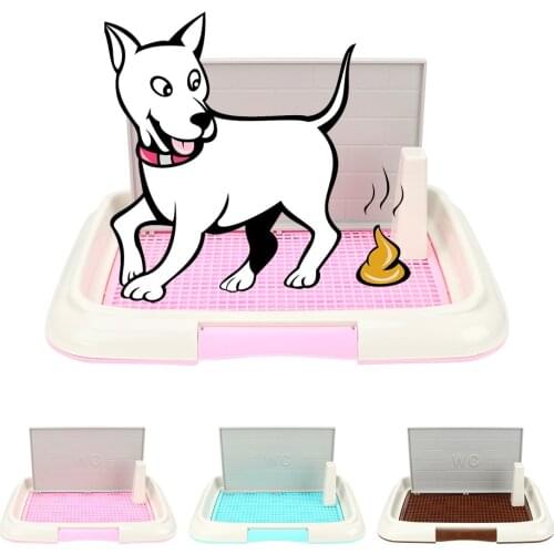 Bedpan Puppy Litter Tray Pee Training Toilet Easy to Clean Pet Toilet Pet Product Lattice Dog Toilet Potty