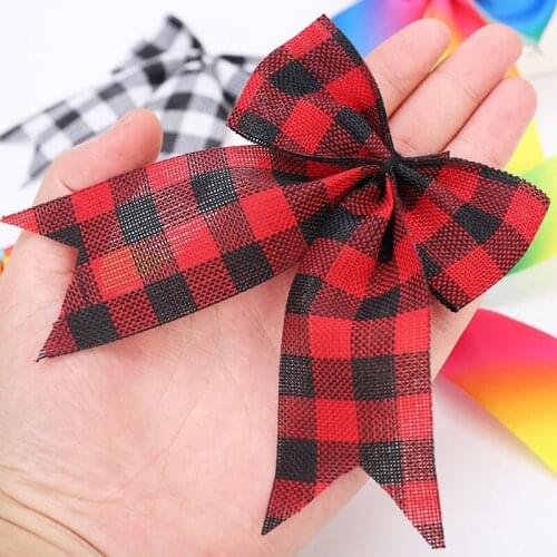 Christmas bow decorations wallowtail butterfly knot diy clothing shoe hat decorative accessories Festival decor props party gift