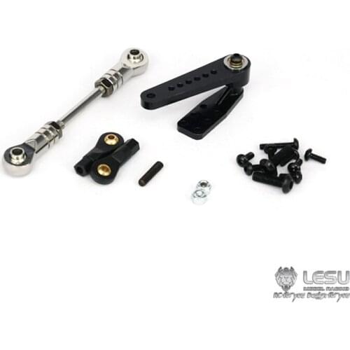 LESU Steering Rod Servo Arm for 1/14 TAMIYA 6x6 6x4 4x4 4x2 RC Tractor Truck DIY Model Car Scania Benz MAN