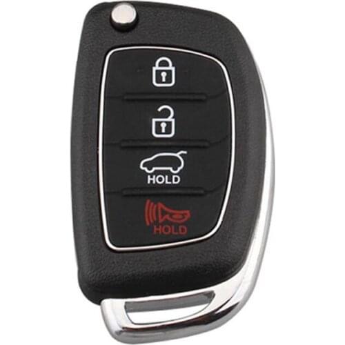 Folding Flip Remote Key Case Fob Cover For Hyundai I10 I20 I30 I35 I40 Car Accessories