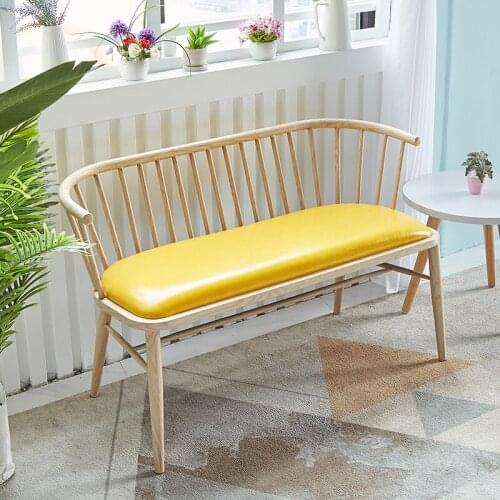 Modern Leather Art Living Room Sofas Double Wooden Art Outdoor Sofa Couch Home Furniture Sofa Bed CN(Origin)