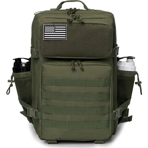 50L Military Tactical Backpack Army Bag Hunting MOLLE Backpack GYM For Women/Men EDC Outdoor Hiking Rucksack Witch Bottle Holder