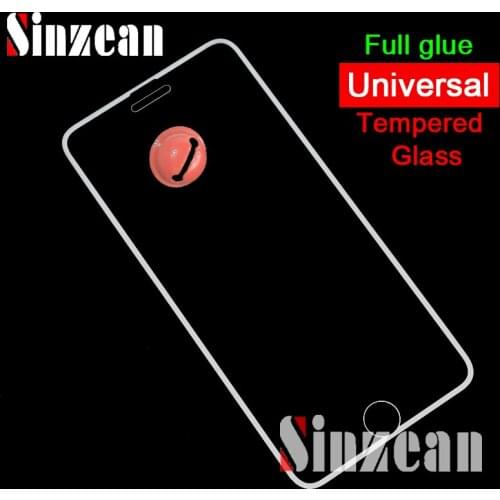 50pcs Universal Full Tempered glass screen Protector small color edge for iphone 11 pro max/8/8 plus/7/7 plus/6/6plus/XSmax