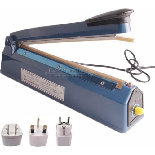 300mm Hand Impulse Sealer Heat Seal Machine Poly Plastic Bag Film Sealing PE/PP sealing machine 220V 400W