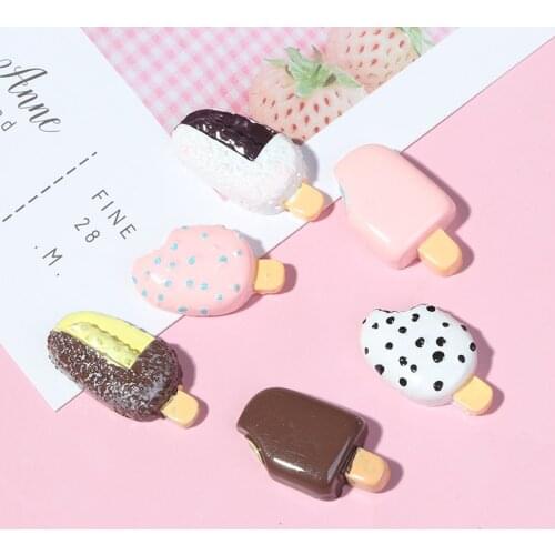 5Pcs 1/12 1/6 Dollhouse Miniature Popsicle Ice Cream Dolls Kitchen Accessories