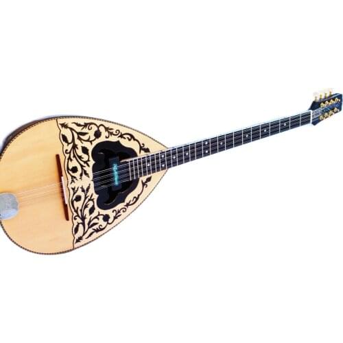 Acoustic Greek Walnut Bouzouki with Truss Rod and Mastex Pickup