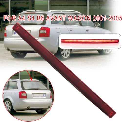 Car High Mount Rear Brake Light Smoked Lens Red Third 3rd Stop Lamp Taillight For Audi A4 S4 B6 Avant Wagon 2001-2005 8E9945097