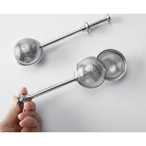 Tea ball 304 stainless steel tea filter tea strainer kitchen accessories tea accessories afternoon tea tools convenient