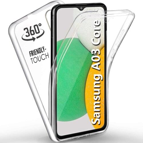 360 Full Body Transparent Case for Samsung A32 5G A325F A326F A21S A30S Clear PC+Silicone Cover for Galaxy A31 A217F A20E Bumper