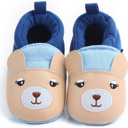 Spring autumn cotton soft sole baby shoes cartoon toddler baby boy girl shoes 0-12M newborn infant shoes F30