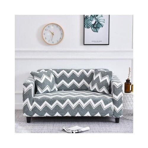 Stretch Slipcover Sectional Elastic Stretch Sofa Cover for Living Room Couch Cover L-shape Armchair Cover 1/2/3/4-seater