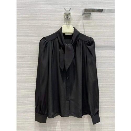 Fomolayime Womens Black Shirts