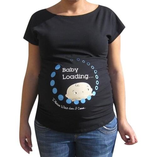 Womens Short Sleeve Nurse Pregnant Maternity Tops Mother Print T-Shirt Blouse Ropa De Mujer Maternity Tops Funny Pregnancy Tee
