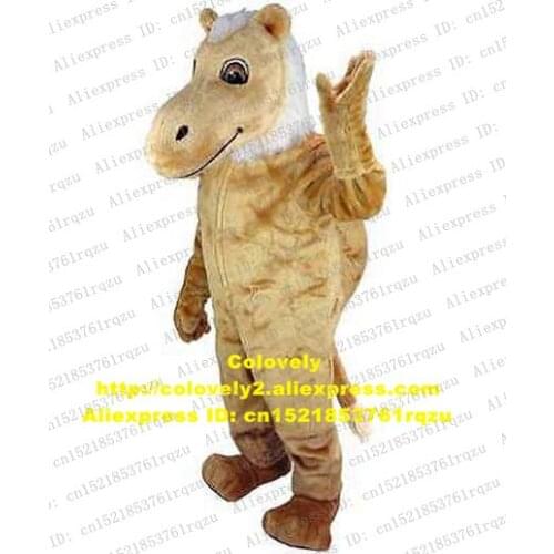 Brown Camel Llama Mascot Costume Adult Cartoon Character Outfit Suit Hotel Restaurant Welcome The Doorman zz6746