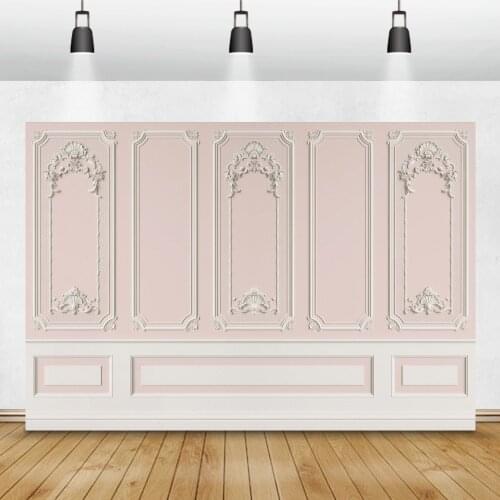 Laeacco Old Vintage Chic Wall Floor Pattern Birthday Wedding Party Decor Portrait Backdrops Photography Background Photo Studio