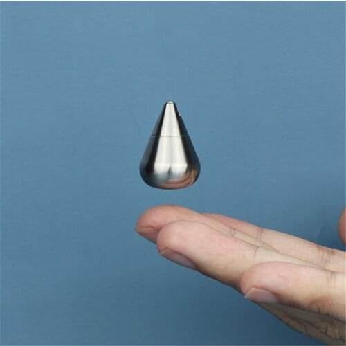 Mini Titanium Alloy Seal Bottle Waterproof Bottles Water Drop Shape Capsule Outdoor Camping EDC Tool Titanium Sealed