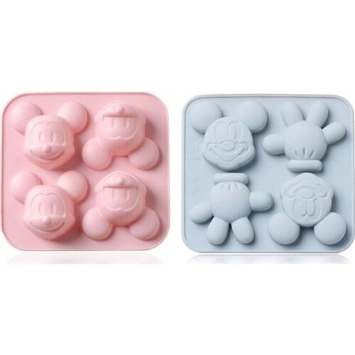 Cartoon Cute Mouse Chocolate QQ Candy Silicone Mold, Baby Favorite Fondant Cake Decoration Cartoon Mold