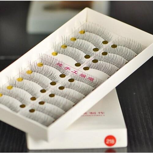 10 Pairs Natural Handmade Makeup Beauty Long Thick False Eyelashes Eye Lashes Extension