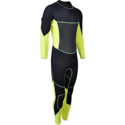 3MM Neoprene Scuba Diving Suit Wetsuit Surf Spearfishing One-Piece and Close Body Diving Suit for Men Underwater Hunting
