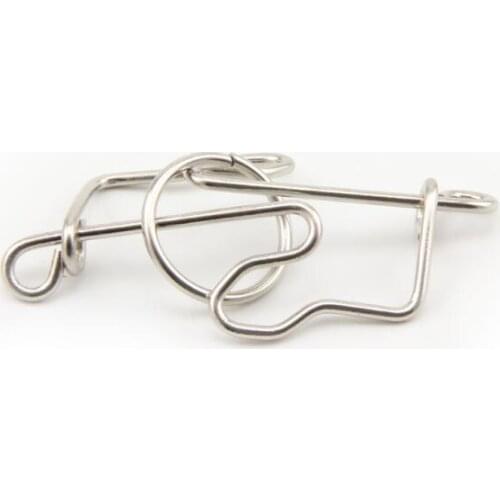 New Metal Wire Ring Puzzle Brain Teaser Game for Young and Old