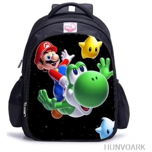 16 Inch Children School Bags Orthopedic Backpack Kids School Boys Girls Catoon Bags Daily Mochila Infantil