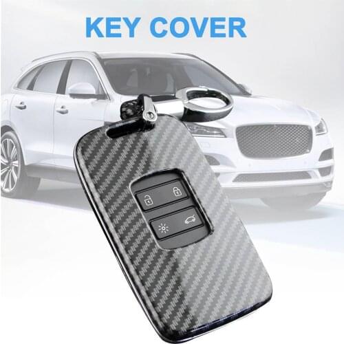 Durable Key Case Fob Bag Holder ABS Hard Shell Cover Parts Fit For most Koleos 2017-2019 Kadjar Megane Car Key Case Cover