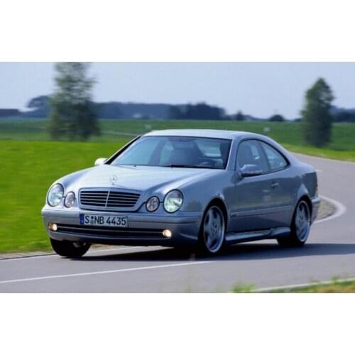 Fog lamps lights For mercedes c208 CLK coupe Real Cre-e Chip front rear turn light stop brake Lamp Canbus car accessories 2pc