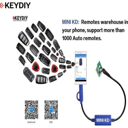KEYDIY Mini KD Remote Key Generator Remotes Support Android Make More Than 1000 Auto Remotes