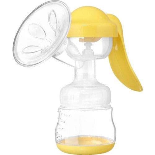 Manual Breast Pump Baby Nipple Suction Feeding Milk Bottles Breasts Pumps Bottle Food Grade Silicone BPA Free Baby Bottle