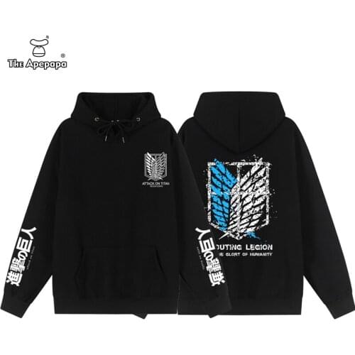 Attack on Titan Hoodie Fashion Pullovers Casaul Tops