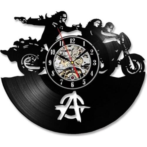 Cross border vinyl clock music series record wall clock creative retro nostalgic home interior decoration