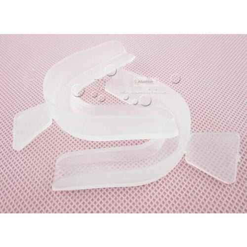 1Pair Thermoforming Mouth Dental Teeth Whitening Tray Bleaching seat Tooth Whitener oral hygiene protect odontologia