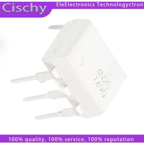 10PCS 4N25 DIP6 DIP-6 4N25 SMD-6