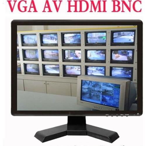 15'' BNC HDMI VGA AV industrial security LCD monitor computer display