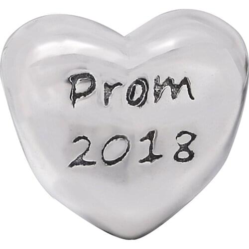 Ajax 925 Sterling Silver Beads Scorching Heart Charm Fit Bracelets For Women Jewelry