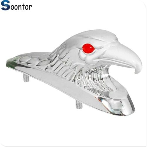 Motorcycle accessories eagle head Ornament front fender bonnet light for BMW C600Sport C650Sport C650GT F650GS F700GS F800GS