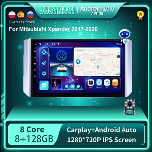 1280*720P Android 10.0 GPS Car Radio For Mitsubishi Xpander 2017-2020 Multimedia Player DSP Carplay 6G 128G Stereo No 2 din DVD