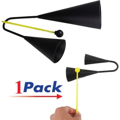 Free ship 1pc children kids music metal dual bell AGOGO beater guiro scraper percussion instrument early musical educational toy