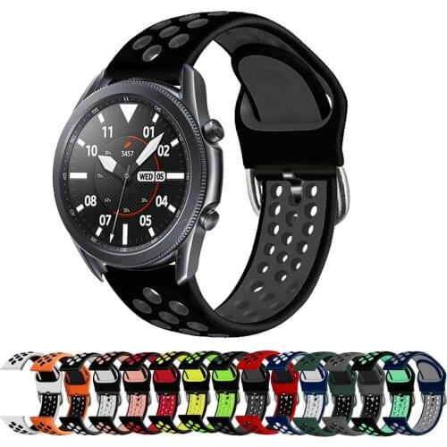 For Samsung Galaxy Watch 3 45mm Smart Watch Bracelet 22mm Sport Watchband For Samsung Gear S3 Frontier Classic Replace Strap