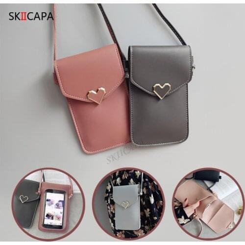 Touch Screen Phone Case For Xiaomi POCO X3 NFC M3 Shoulder Strap Leather Bag For Redmi NOTE 9 10X PRO 9A 10T Lite 10 ULTRA Case