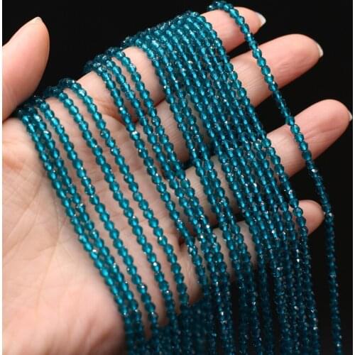 Fine Natural Stone Section Beads 3mm Small Loose Quartzs Crystal Bead for Jewelry Making DIY Necklace Bracelet