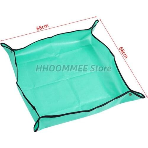 Waterproof Anti Dirty Thicken Basin Cushion Mix Soil Flower Land Mat Foldable Gardening Pad Reusable Transplanting Pot