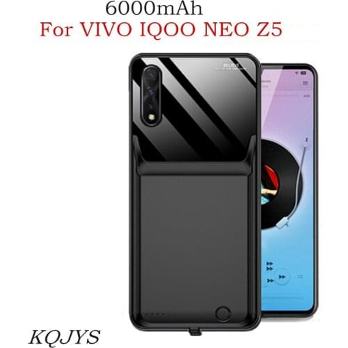 KQJYS Portable Battery Charger Cases for VIVO IQOO NEO Z5 Battery Case External Power Bank Battery Charging Power Case