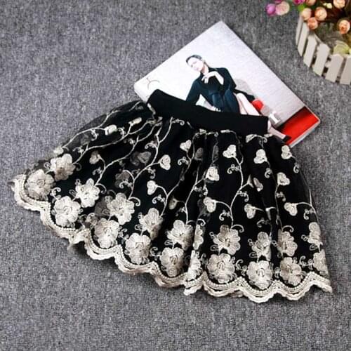 2021 New Summer Fashion Skirts 2-6 Years Girls Skirts Lace Skirts Child Flower Skirts