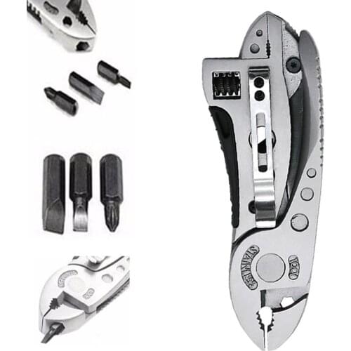 Screwdriver edc gear pocket multipurpose plier portable multifunction fold tool repair army kit multitool multi multiuse utility