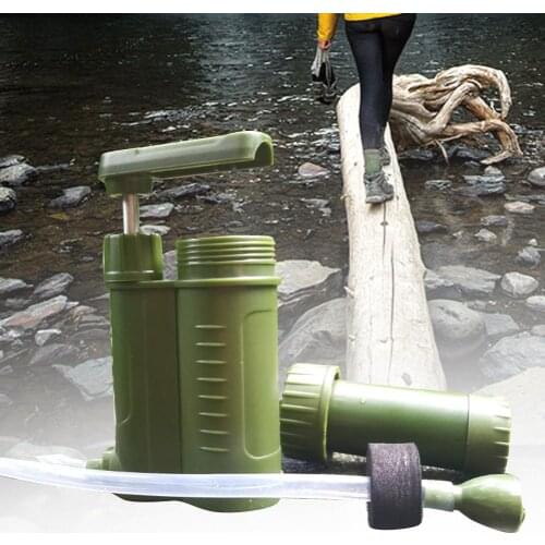 Portable Outdoor Water Purifier Camping 0.01 Micron Water Filter for Hiking Emergency Backpacking